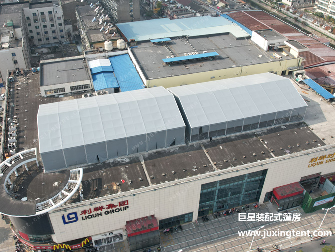 揚(yáng)州樓頂體育篷房 籃球、羽毛球篷房場館